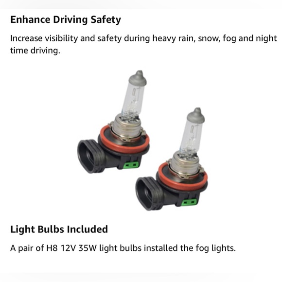 NEW Winjet OEM Series 2017 2018 2019 2020 Nissan Rogue Driving Fog Lights - Picture 5 of 11